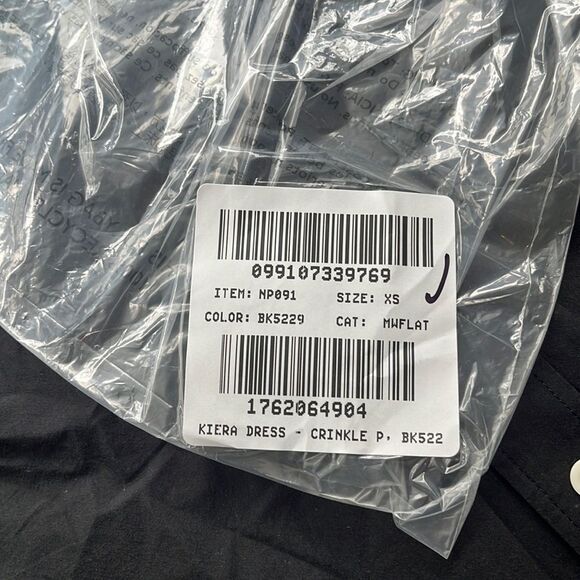 Madewell‎ Collared Button-Front Mini Shirtdress Womens XS Black - Picture 5 of 11